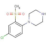 849035-68-3 1-[4-Chloro-2-(methylsulfonyl)phenyl]piperazine chemical structure