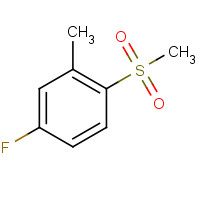 828270-62-8 4-Fluoro-2-methyl-1-(methylsulfonyl)benzene chemical structure