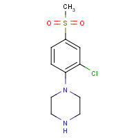 849035-72-9 1-[2-Chloro-4-(methylsulfonyl)phenyl]piperazine chemical structure