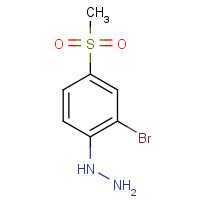 849035-73-0 [2-Bromo-4-(methylsulfonyl)phenyl]hydrazine chemical structure