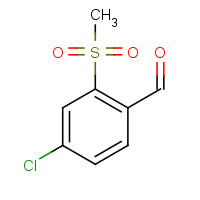 849035-76-3 4-Chloro-2-(methylsulfonyl)benzaldehyde chemical structure