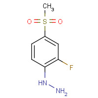832714-48-4 [2-Fluoro-4-(methylsulfonyl)phenyl]hydrazine chemical structure