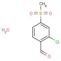 101349-95-5 2-Chloro-4-(methylsulfonyl)benzaldehyde hydrate chemical structure