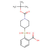 849035-97-8 2-{[1-(tert-Butoxycarbonyl)piperidin-4-yl]-sulfonyl}benzoic acid chemical structure