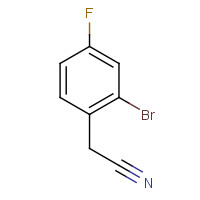 61150-58-1 2-Bromo-4-fluorophenylacetonitrile chemical structure