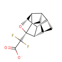 253607-91-9 2,2-Difluoro-2-(5-oxahexacyclo-dodec-4-yl)acetic acid chemical structure