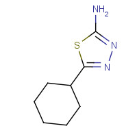 56882-77-0 5-Cyclohexyl-[1,3,4]thiadiazol-2-ylamine chemical structure