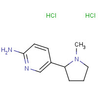 104395-87-1 5-(1-Methyl-pyrrolidin-2-yl)-pyridin-2-ylamine dihydrochloride chemical structure