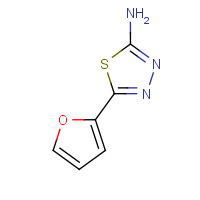 4447-45-4 5-Furan-2-yl-[1,3,4]thiadiazol-2-ylamine chemical structure