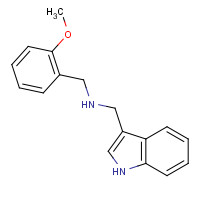 625409-25-8 (1H-Indol-3-ylmethyl)-(2-methoxy-benzyl)-amine chemical structure