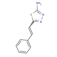 1049978-62- 5-Styryl-[1,3,4]thiadiazol-2-ylamine chemical structure