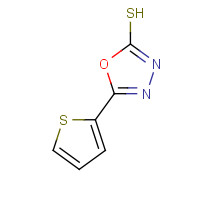 10551-15-2 5-(2-Thienyl)-1,3,4-oxadiazole-2-thiol chemical structure