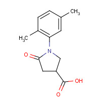 63674-68-0 1-(2,5-Dimethyl-phenyl)-5-oxo-pyrrolidine-3-carboxylic acid chemical structure