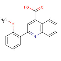 181048-49-7 2-(2-Methoxy-phenyl)-quinoline-4-carboxylic acid chemical structure