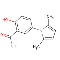 313701-92-7 5-(2,5-Dimethyl-pyrrol-1-yl)-2-hydroxy-benzoic acid chemical structure