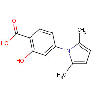 5987-00-8 4-(2,5-Dimethyl-pyrrol-1-yl)-2-hydroxy-benzoic acid chemical structure