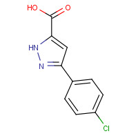 887408-58-4 5-(4-Chloro-phenyl)-2H-pyrazole-3-carboxylic acid chemical structure