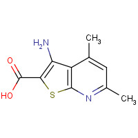 58327-76-7 3-Amino-4,6-dimethyl-thieno[2,3-b]pyridine-2-carboxylic acid chemical structure