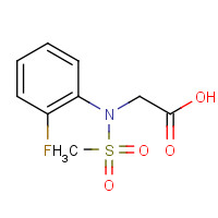 363162-67-8 [(2-Fluoro-phenyl)-methanesulfonyl-amino]-acetic acid chemical structure