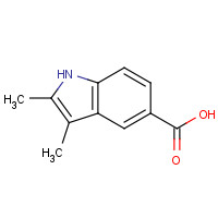 14844-73-6 2,3-Dimethyl-1H-indole-5-carboxylic acid chemical structure