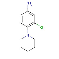 55403-26-4 3-Chloro-4-piperidin-1-yl-phenylamine chemical structure