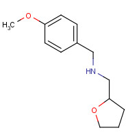 356537-07-0 (4-Methoxy-benzyl)-(tetrahydro-furan-2-ylmethyl)-amine chemical structure