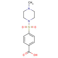 19580-36-0 4-(4-Methyl-piperazine-1-sulfonyl)-benzoic acid chemical structure