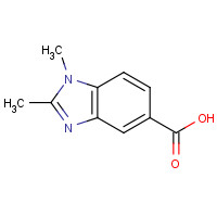 90915-18-7 1,2-Dimethyl-1H-benzoimidazole-5-carboxylic acid chemical structure
