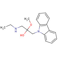436088-68-5 1-Carbazol-9-yl-3-(2-methoxy-ethylamino)-propan-2-ol chemical structure