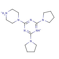 111668-00-9 2-Piperazin-1-yl-4,6-di-pyrrolidin-1-yl-[1,3,5]triazine chemical structure