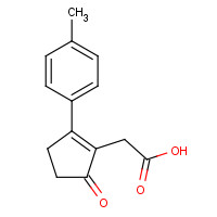 78977-89-6 (5-Oxo-2-p-tolyl-cyclopent-1-enyl)-acetic acid chemical structure