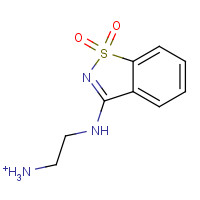 340018-25-9 N-*1*-(1,1-Dioxo-1H-1lambda*6*-benzo[d]isothiazol-3-yl)-ethane-1,2-diamine chemical structure