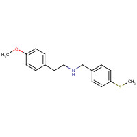331970-71-9 [2-(4-Methoxy-phenyl)-ethyl]-(4-methylsulfanyl-benzyl)-amine chemical structure