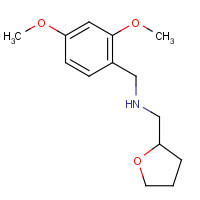 510723-75-8 (2,4-Dimethoxy-benzyl)-(tetrahydro-furan-2-yl-methyl)-amine chemical structure