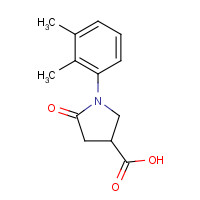 56617-46-0 1-(2,3-Dimethyl-phenyl)-5-oxo-pyrrolidine-3-carboxylic acid chemical structure