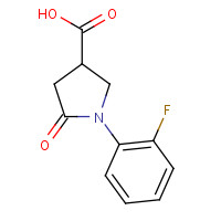 1998-86-3 1-(2-Fluoro-phenyl)-5-oxo-pyrrolidine-3-carboxylic acid chemical structure