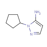 3702-09-8 2-Cyclopentyl-2H-pyrazol-3-ylamine chemical structure