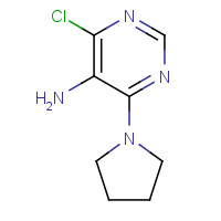 626217-76-3 4-Chloro-6-pyrrolidin-1-yl-pyrimidin-5-ylamine chemical structure