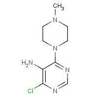84762-68-5 4-Chloro-6-(4-methyl-piperazin-1-yl)-pyrimidin-5-ylamine chemical structure