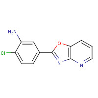 354561-70-9 2-Chloro-5-oxazolo[4,5-b]pyridin-2-yl-phenylamine chemical structure