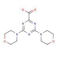 626223-48-1 4,6-Di-morpholin-4-yl-[1,3,5]triazine-2-carboxylic acid chemical structure