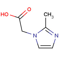 25023-36-3 (2-Methyl-imidazol-1-yl)-acetic acid chemical structure