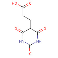 22384-33-4 3-(2,4,6-Trioxo-hexahydro-pyrimidin-5-yl)-propionic acid chemical structure
