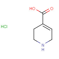 64603-90-3 1,2,3,6-Tetrahydro-pyridine-4-carboxylic acid hydrochloride chemical structure
