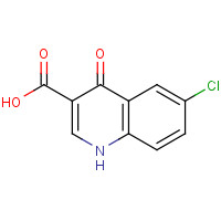 53977-19-8 6-Chloro-4-oxo-1,4-dihydro-quinoline-3-carboxylic acid chemical structure