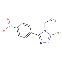 29527-36-4 4-Ethyl-5-(4-nitro-phenyl)-4H-[1,2,4]triazole-3-thiol chemical structure