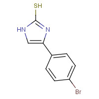 436095-86-2 4-(4-Bromo-phenyl)-1H-imidazole-2-thiol chemical structure