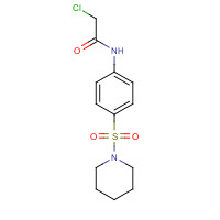 20491-97-8 2-Chloro-N-[4-(piperidine-1-sulfonyl)-phenyl]-acetamide chemical structure