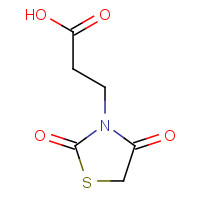 49629-36-9 3-(2,4-Dioxo-thiazolidin-3-yl)-propionic acid chemical structure