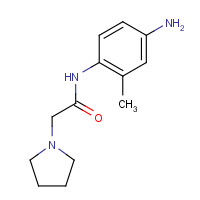 933735-22-9 N-(4-Amino-2-methyl-phenyl)-2-pyrrolidin-1-yl-acetamide chemical structure